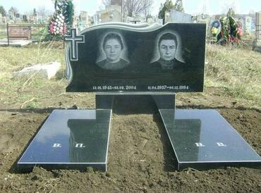 Пам'ятник гранітний подвійний №2