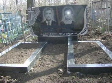 Пам'ятник гранітний подвійний №4