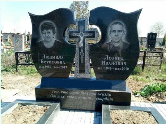 Пам'ятник гранітний подвійний №8, Мастерская Мозаика